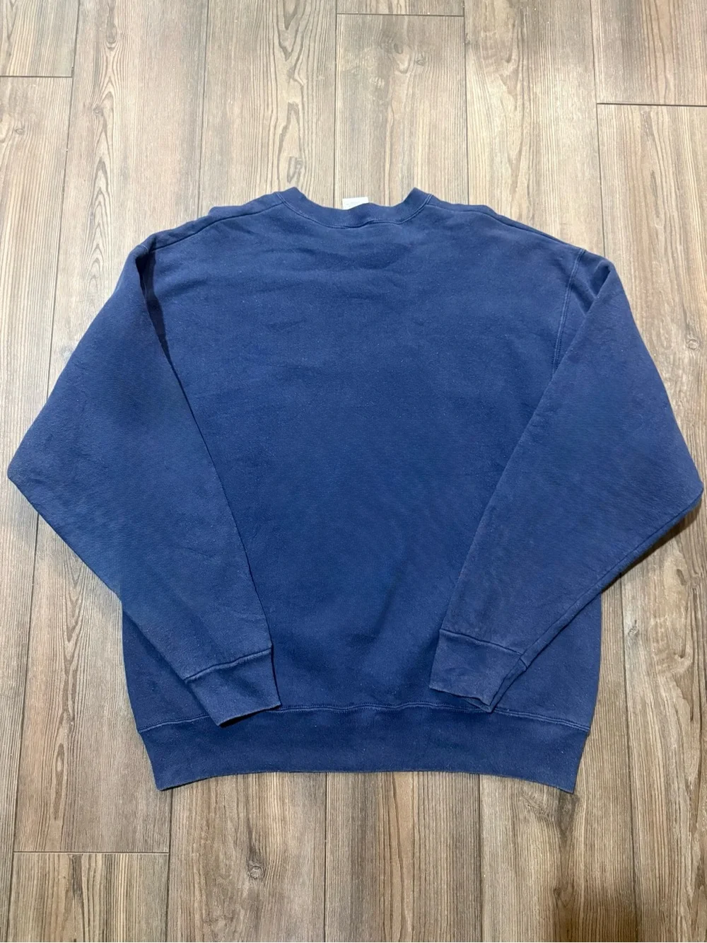 Vintage 1996 Blue Out Deer Nature Crewneck Sweatshirt Mens XL